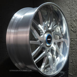 Jantes forgées personnalisées 20 22 24 26 28 pouces Jantes en alliage Deep Dish Roues de voiture de tourisme Roues forgées 2 pièces - Product Image 3