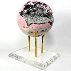 Đá Triển Lãm Hiển Thị Hiển Thị 3 Pegs Rõ Ràng <span class=keywords><strong>Acrylic</strong></span> Khoáng Hiển Thị Hóa Thạch Đứng Khoáng Showcase - Product Image 3