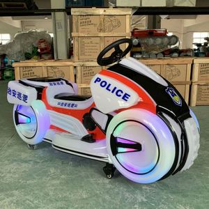 Véhicule de loisirs électrique pour enfants, type moto et voiture tamponneuse, avec batterie, modèle Patrouille Routière, vente en gros - Product Image 3