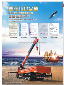 סין 6.3t 4-סעיף קטן ישר נוקשה בום מעלית הידראולית טלסקופי משאית מנוף למכירה - Product Image 6