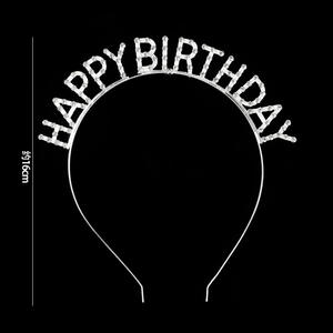 Adornos <span class=keywords><strong>de</strong></span> Corona Acrílica con Purpurina Dorada <span class=keywords><strong>de</strong></span> Doble Cara para Pasteles, para Fiestas <span class=keywords><strong>de</strong></span> Cumpleaños y Aniversarios - Product Image 5