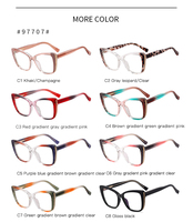 Lunettes pour femmes Nouvel An 2024 Lunettes TR90 + CP Carré Optique Bloqueur de Lumière Bleue Lunette Photochromique Et Anti-Bleue