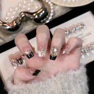 <span class=keywords><strong>Jenny</strong></span> Advanced Sense Pure Hand Armor 10 piezas prensado desnudo negro francés champán Flash ojo de gato onda punto puntiagudo forma dedos - Product Image 3