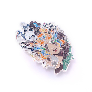 <span class=keywords><strong>Livre</strong></span> populaire chat chien lire épingles en métal ensemble fabrication en gros personnalisé émail doux broche - Product Image 3