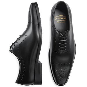 Genuine Leather <b>Dress</b> Shoes Oxford Business Wedding <b>Man</b> Formal <b>Dress</b> Shoes <b>Men</b> Casual Brand Handmade Leather Shoes - Product Image 5
