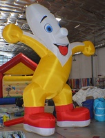 Bonhomme banane gonflable géant publicitaire pas cher à vendre