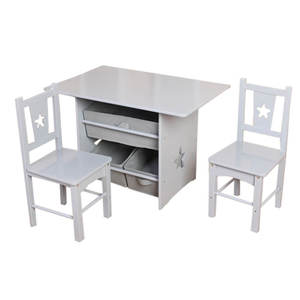 Bé trẻ em đồ nội thất Tủ nóng bán lưu trữ nhà shapepating tường nghệ thuật với hai ngăn kéo trẻ em bằng gỗ Kệ - Product Image 5