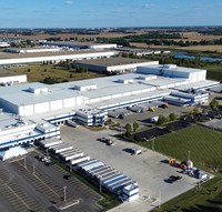 Centre de distribution en chaîne du froid, entrepôt de distribution d'aliments surgelés, bâtiment en structure métallique Q355B, système de réfrigération