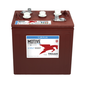 Batterie Trojan T-105 Plus 6 Volts 225 Ah au plomb-acide liquide pour véhicules - Product Image 1
