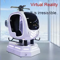 Nuevas llegadas inteligentes Vr Avión de vuelo Vr 9d Simulador de helicóptero Simulador de realidad virtual Vr Helicóptero Simulador de vuelo