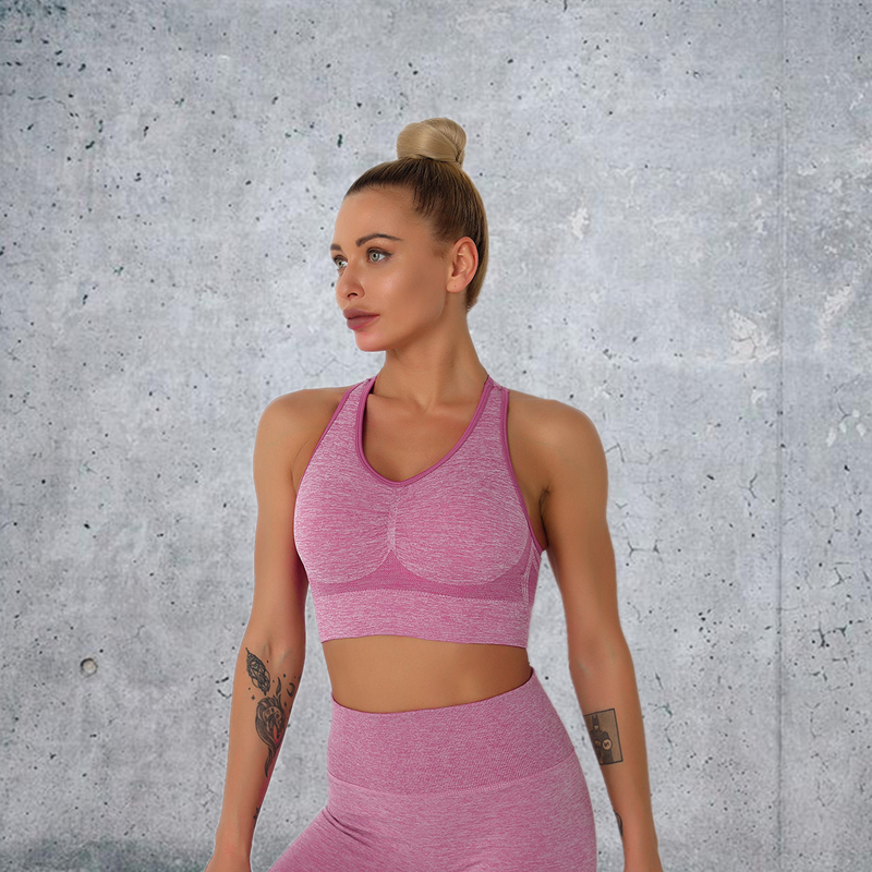 New Product  Hot  Sexy  Factory Wholesale Women Seamless Bandeau Strapless Girl fitness 5 colors bra