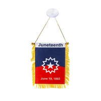 Drapeaux de voiture à franges suspendus, mini drapeaux nationaux de tous les pays, impression recto verso, échange personnalisé