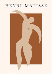 Arte Mural Abstracto Boho Personalizado, Lienzo con Líneas de Coral, Impresión en Lienzo Beige <span class=keywords><strong>Matisse</strong></span> - Póster de Pintura Mural para el Hogar - Product Image 5