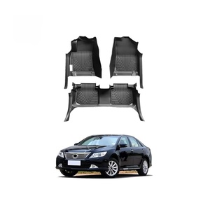 Alfombrillas de coche 5D de caucho TPE ecológicas, impermeables y antideslizantes, personalizadas de fábrica, 3 piezas para Toyota Camry 2011-2014 - Product Image 3