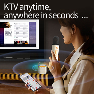 Âm Thanh Loa Mini Bluetooth Microphone Loa Đặt Cho Gia Đình Giải Trí Ngoài Trời KTV Quà Tặng Cho Trẻ Em Bạn Bè Gia Đình - Product Image 4