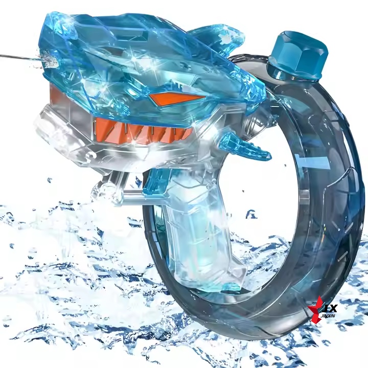 Pack De 2 Pistolas De Agua De Dinosaurio Y Tiburón – Juguete De Verano Con 150 Ml De Capacidad Y 5 M De Alcance, Ideal Para Piscina Y Playa