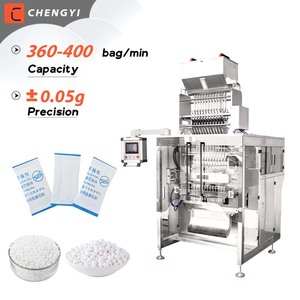 Automatic 1g 3g 5g Dehumidification and Moisture Resistance Transparent Silica Gel Sachet Desiccant Packing Machine - Product Image 1