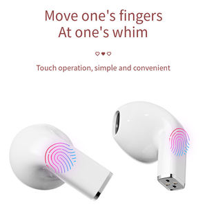 रचनात्मक रोटेटेबल जुड़वां दिल के आकार इन-कान खेल वायरलेस वायरलेस वायरलेस वायरलेस हेडसेट वाटरप्रूफ गेमिंग हेडफ़ोन - Product Image 6