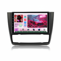 Jiawell Reproductor Multimedia para Auto con GPS Integrado de 9 Pulgadas, USB, WiFi, BT, DSP, Control del Volante para BMW E87/E81