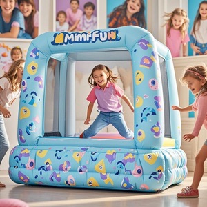 Nghịch ngợm chơi lâu đài Inflatable nhảy bouncy lâu đài trẻ em girs sinh nhật đảng Quà Tặng ngoài trời & chơi trong nhà thiết bị - Product Image 5