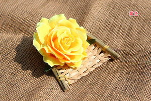 SPR 100 pièces/lot Nouveauté Têtes de fleurs artificielles élégantes et vintage DIY Décoration murale de <span class=keywords><strong>fond</strong></span> de luxe pour mariage Multicolore - Product Image 5