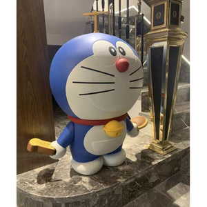 ขายร้อนขนาดชีวิตที่กําหนดเองไฟเบอร์กลาส Doraemon ประติมากรรมสําหรับการตกแต่งกลางแจ้ง - Product Image 5