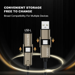 Sokostel Nhanh Chóng Sạc Cáp 1.5M Bện Cáp USB Đa 3 Cách USB Cáp Dữ Liệu Para Celulares Carga Rapida SMS-BJ23 - Product Image 4