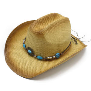 Vintage Panama Jazz Hoeden Voor Mannen Vrouwen Lente Zomer Stijlvolle Handgeweven Stro <span class=keywords><strong>Trucker</strong></span> Bont Emmer Hoeden - Product Image 3