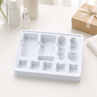 Petite boîte en plastique pour produits de beauté et de soins personnels, plateau intérieur en blister, fabricant d'emballages cosmétiques sur mesure