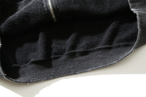 Sudadera con capucha personalizada con bordado, estilo Y2K, con cremallera, diseño vintage, 100% algodón, de alto gramaje, para hombre, con efecto desgastado y decolorado por el sol. - Product Image 6