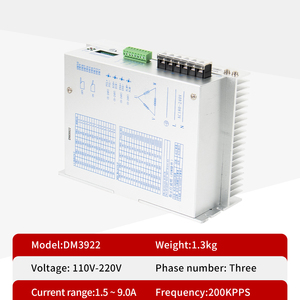 Moteur pas à pas triphasé Kaihong DM3922 130mm NEMA 52 AC 220V 9A 100W certifié CE ROHS, haute vitesse, couple élevé, IP20 - Product Image 2