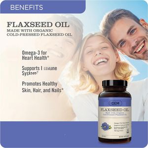 Hot Selling Oem Veganist Supplement Extra Sterkte Lijnzaadolie Softgels Capsule Voor Hartgezondheid - Product Image 4