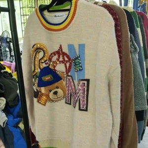 DH01High Quality Fashionable <strong>Second</strong> <strong>Hand</strong> Colorful Assorted Men Women Mixed Sweaters Winter Clothes Clean 90% MOQ 40kg wholesale - Product Image 5