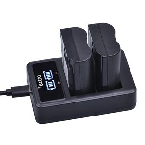ENEL15 EN-EL15 es EL15A LED Dual USB cargador para <span class=keywords><strong>Nikon</strong></span> <span class=keywords><strong>D850</strong></span> D7000 D600 D810 <span class=keywords><strong>D750</strong></span> D610 D7500 D7200 MH-25 - Product Image 2