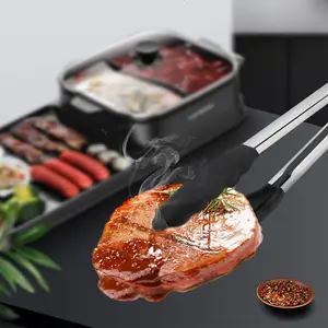 Kunststoff injektor Fleisch injektor Zange Silikon Küche Kochen Servieren BBQ Food tongs mit Edelstahl Utensilien