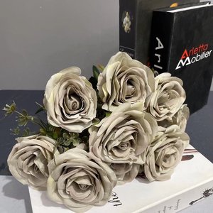 مجموعة جميلة من الزهور صور من الحرير تخصيص قطعة واحدة وردة جديدة - Product Image 3