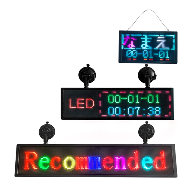 Iledshow Double Side Led Advertisement  Screen Led Programmable LED Message Sign Moving Display Community Advertising Display