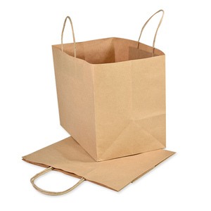 <span class=keywords><strong>Sac</strong></span> en papier <span class=keywords><strong>kraft</strong></span> avec poignée, 1 pièce, pour les courses - Product Image 2