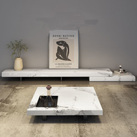 Meuble TV en marbre au design moderne Meuble pour la maison Meuble TV pour le salon
