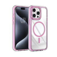 Vente en gros d'accessoires de téléphonie mobile pour iPhone 15 16 17 Pro Max Housse transparente de luxe