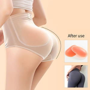 Pantaleta de silicona con relleno para realzar la cadera, talla grande para mujer, realza los glúteos, ropa interior artificial para la cadera, ecológica y antibacteriana - Product Image 4