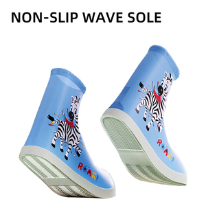 Couvre-bottes de <span class=keywords><strong>pluie</strong></span> en PVC léger imperméable et antidérapant pour enfants, garçons et filles, école primaire - Product Image 6