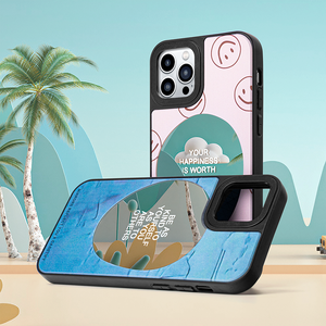Vente en gros d'étuis de téléphone personnalisés avec logo, impression UV, sublimation, <span class=keywords><strong>coque</strong></span> arrière rigide en PC avec bord en TPU pour 17 Pro Max Samsung - Product Image 6