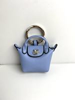 Sac de rangement mini pour écouteurs style punk, accessoire de décoration et pendentif pour sac