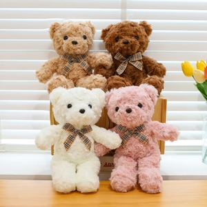 Fabrika Unisex giyinmiş ayı peluş oyuncak sevimli işlemeli yumuşak doldurulmuş hayvan süper yumuşak PP pamuk oyuncak ayı köpek büyük stres giderici - Product Image 2