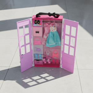 Professional Vinyl Ethnic Fashion <b>Doll</b> Full <b>Wardrobe</b> Set Blow-Molded Body Window-Box Packed Retail Supply - Product Image 1