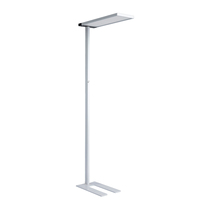 Lampe sur pied LED moderne en alliage d'aluminium Damien, contrôle multi-modes, température de couleur 3000K-6000K, intensité variable, garantie 5 ans, pour usage professionnel