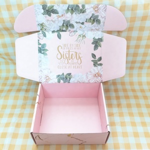 Manufacturer Large Mailing Box Custom Branded Printed Corrugated Shipping Packaging Box Flower
