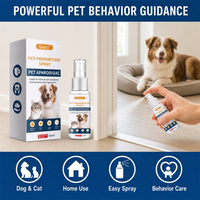 Zourunan Spray Apaisant pour Animaux de Compagnie, Aide au Dressage du Comportement Canin et Félin, 60ml, Brume Apaisante Anti-Œstrus, OEM