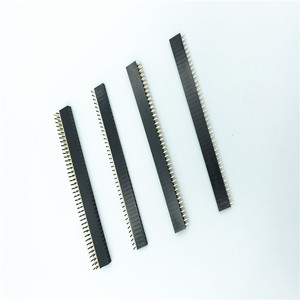 Tiêu đề nữ hàng kép 2.54mm S/T H = 8.5 PCB với vết sưng phân cực 2*2 p-2 * 40P - Product Image 3